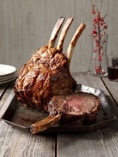 Asado de costilla vertical